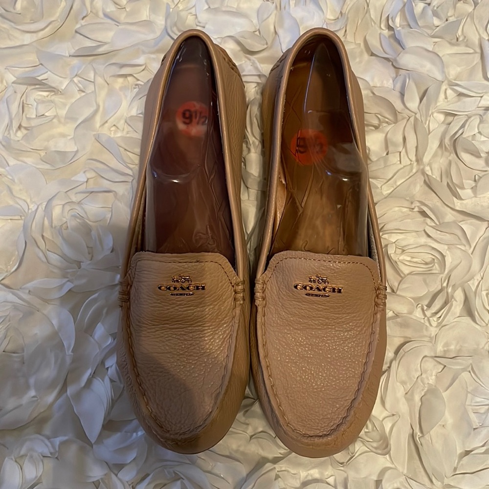 Coach Mary Luckup leather slip on